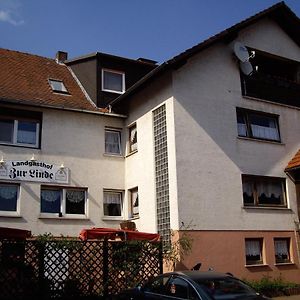 Hotel Landgasthof Zur Linde Munchhausen Exterior photo