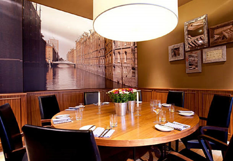 Hamburg Marriott Hotel Restaurante foto