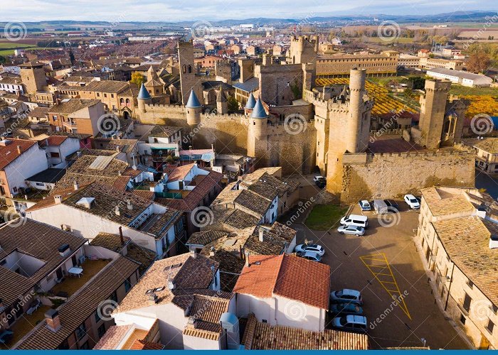 Palacio Real Towers of Castle Palacio Real De Olite. Spain Stock Photo - Image ... photo