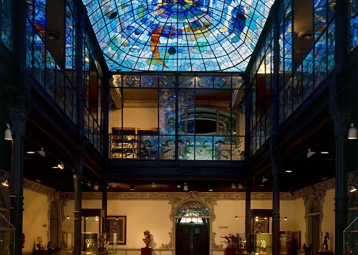 Art Deco & Art Nouveau Museum For stained glasses check the 1st, 4th and 5th picture : r ... photo