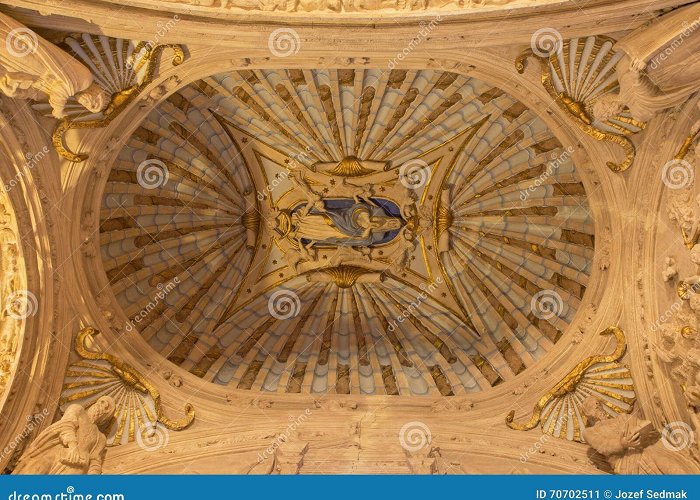 San Nicolas de la Villa Church CORDOBA, SPAIN: Ceiling of Baptistery in Church Iglesia San ... photo