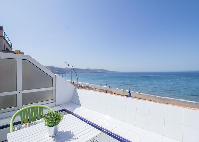 Playa Las Canteras Sea view, front line beach, terrace, Las Canteras, relax photo