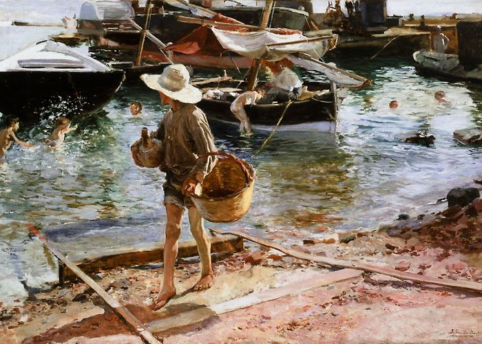 Puerto de Valencia The Port Of Valencia, 1897 by Joaquin Sorolla: History, Analysis ... photo