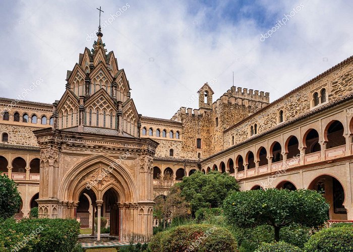 Royal Monastery of Santa Maria de Guadalupe Royal Monastery of Santa Maria de Guadalupe. Caceres, Spain. Stock ... photo