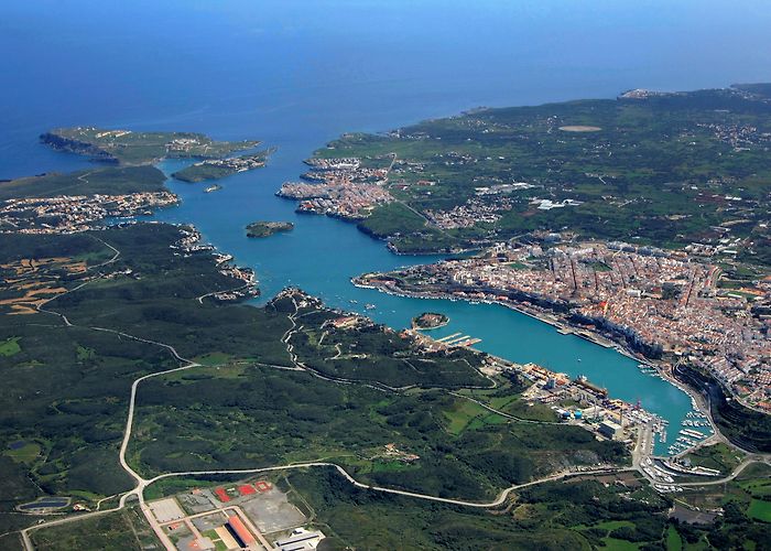 Mahon Port Aerial view of Port Mahon. Jack and Stephen first met somewhere on ... photo