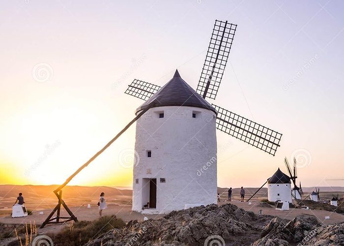 Molinos Molinos in Consuegra, Castilla La Mancha, Spain Editorial Stock ... photo