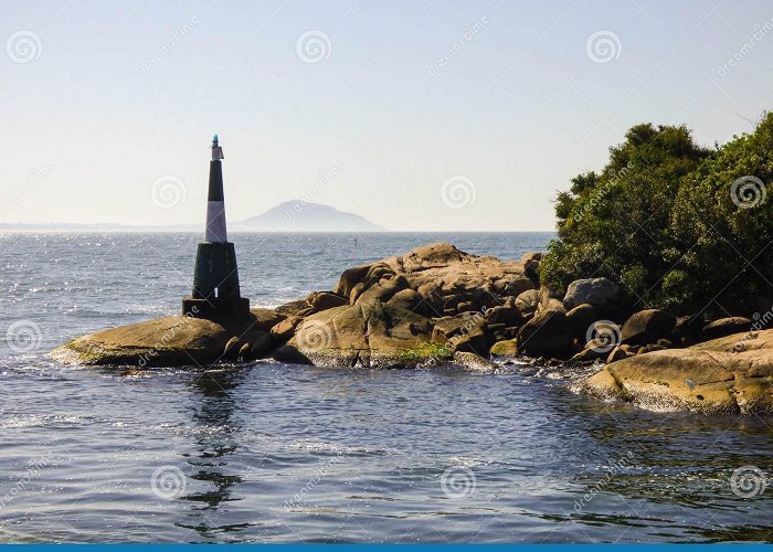 Lighthouse Small Lighthouse at Barra Da Lagoa - Florianopolis, Brazil Stock ... photo