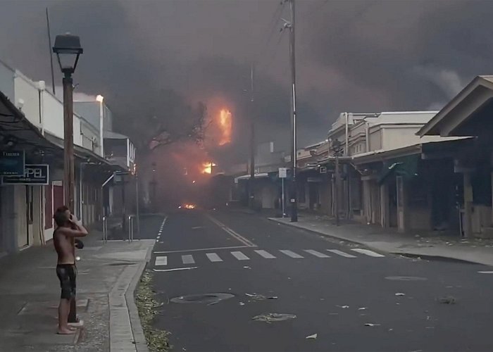Lahaina Historic District Wildfire devastates Hawaii's Lahaina, historic town and onetime ... photo