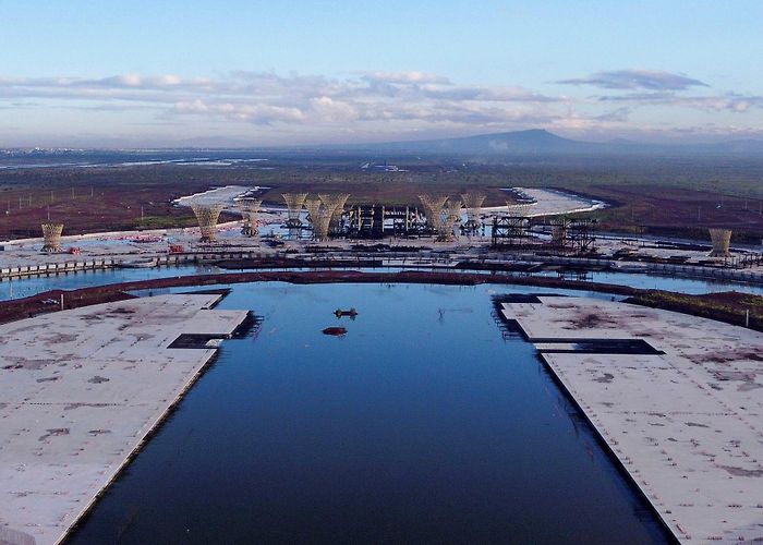 Parque Tezontle Restoring an ancient lake from the rubble of an unfinished airport ... photo