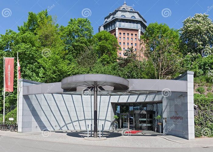 Schanzenpark Hotel in the Former Water Tower, Hamburg, Germany Editorial ... photo