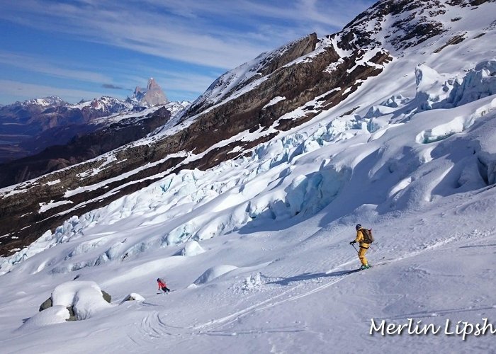 Del Filo Ski Lift Ski touring traverse Frey-Jakob. 3-day trip. AAGM guide photo