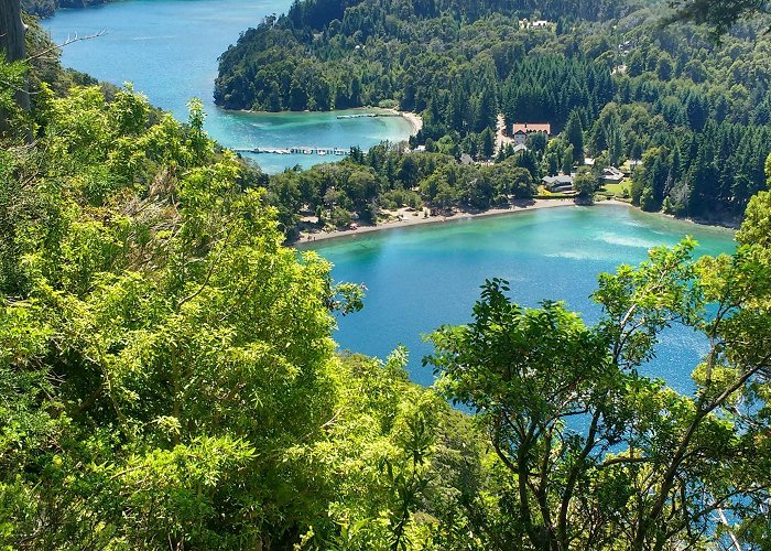 Los Arrayanes National Park Villa la Angostura, Argentina. View from the trail to Los ... photo