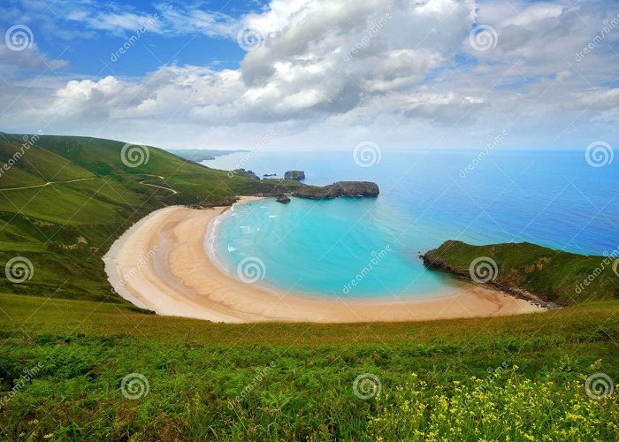 Torimbia Torimbia Beach in Asturias Near Llanes Spain Stock Photo - Image ... photo