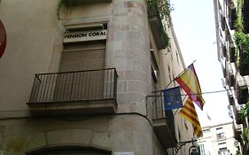 Pensión Coral Barcelona Exterior photo