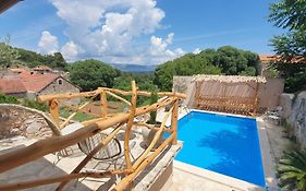 Hvar Stone Villa With Pool Vrbanj Exterior photo