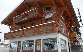 Chalet Hotel Aiguille Blanche Logis Les Gets Exterior photo