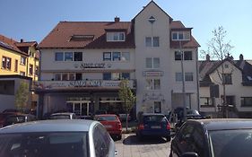 Hotel StadtCafé Pension Grünstadt Exterior photo