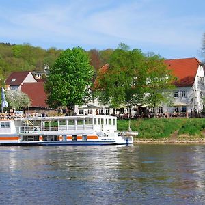 Hotel Zum Weserdampfschiff Bad Karlshafen Exterior photo