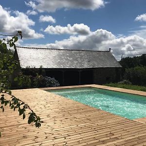 La Lande du Rest - Le Quillio Magnifique ancienne ferme de notables avec piscine chauffée Villa Exterior photo