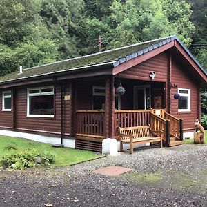 Fox Lodge Traditional Log Cabin Dunoon Exterior photo