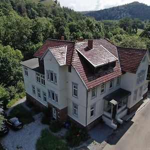 Das Weisse Haus Am Fluss Villa Hahnenkopf Exterior photo