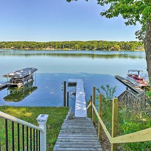 Lakefront Battle Creek Home With Fishing Dock! Exterior photo