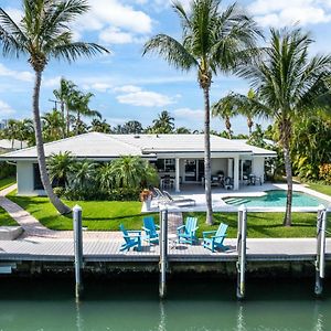 Seven Palms Waterfront, Heated Pool & Private Dock -Walk To Beach! Villa West Palm Beach Exterior photo