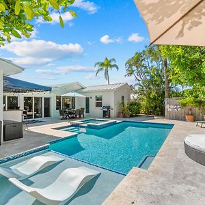 4B/3B Gem W/Heated Pool/Jacuzzi - Steps To Beach Villa West Palm Beach Exterior photo