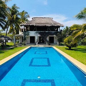 Casa Maya Private Villa On The Beach Puerto Escondido  Exterior photo