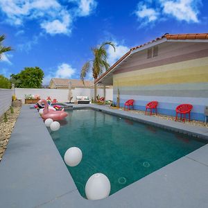 The Getaway Bermuda Dunes- Saltwater Pool, Spa, Firepit, Coachella Villa Exterior photo