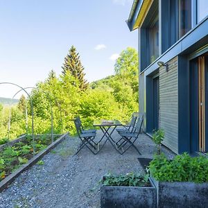 Apartamento Eco-Gite Dans Chalet Neuf Au Pied Habère-Poche Exterior photo