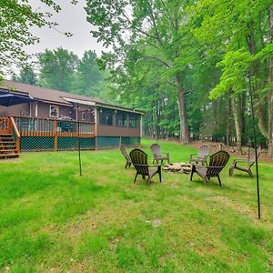 Tranquil Lake Wallenpaupack Home With Fire Pit! Lake Ariel Exterior photo
