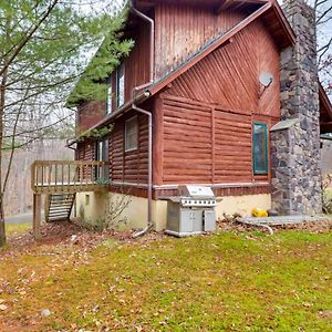 Secluded Cresco Log Cabin With Fire Pit! Villa Exterior photo