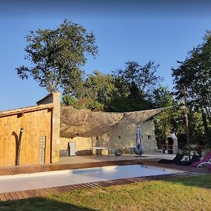 Gîte campagne famille 15 pers Piscine chauffée Jeux enfants Pétanque Saint-Sauvy Exterior photo