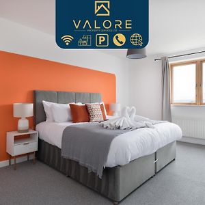 Apartamento Luxury 2 Bed, Central, Free Parking, Smart Tv By Valore Property Services Milton Keynes Exterior photo