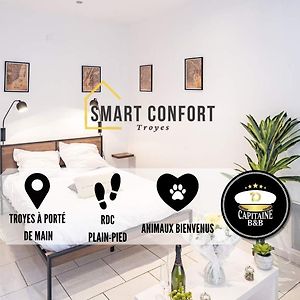 Apartamento Smart Confort 3 - Studio Confort Et Style Troyes Exterior photo