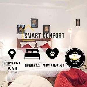 Apartamento Smart Confort 1 - Studio Confort Et Style Troyes Exterior photo