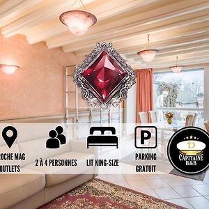 Apartamento Le Rubis - Confort - Proche Mag Outlet Troyes - Parking Gratuit Pont-Sainte-Marie Exterior photo