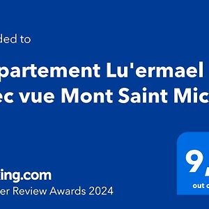 Appartement Lu'Ermael Avec Vue Mont Saint Michel Courtils Exterior photo