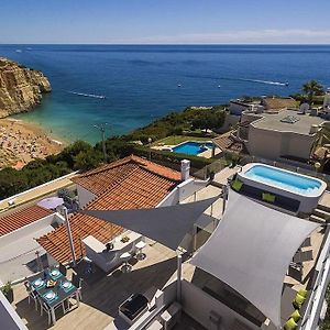 Villa Benagil With Stunning Views And Roof Terrace With Private Heated Pool Lagoa  Exterior photo