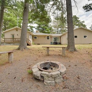 Lakefront Chetek Haven Dock, Screened Gazebo Villa Exterior photo