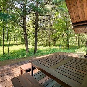 Secluded Log Cabin In Nw Michigan Hot Tub And Deck Evart Exterior photo