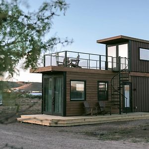 Somewhere In Texas Container Home Alpine Exterior photo