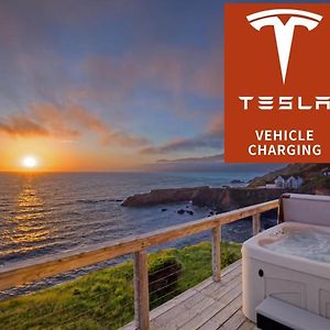 Apartamento Exquisite Oceanview! By Oceanviewhottubs Oceanfront! Shelter Cove, Ca Tesla Ev Station Exterior photo