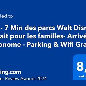 Lys - 7 Min Des Parcs Walt Disney- Parfait Pour Les Familles- Arrivee Autonome - Parking & Wifi Gratuit Magny-le-Hongre Exterior photo