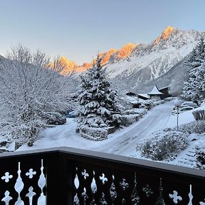 Apartamento Les Houches Vue Magnifique Avec Piscine,Pied Des Pistes De Ski,Garage Exterior photo