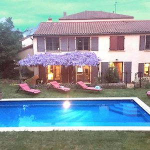 Apartamento Chambre Rose Entre Lyon Et Beaujolais - Piscine Lentilly Exterior photo