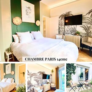 Apartamento Chambre Cosy Avec Salle De Bain Et Jardin Prive París Exterior photo