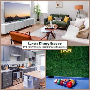 Modern Luxe 3Br Family Friendly Unit W King Bed, Game Room Arcade - Close To Disney & Beach - Ev Friendly Midway City Exterior photo