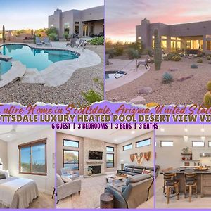 Scottsdale Luxury Heated Pool Desert Views For 6 Villa Exterior photo